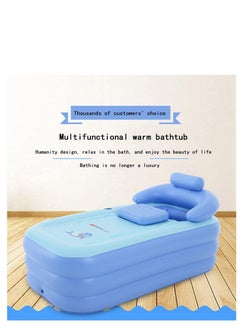 Buy PVC Folding Portable Inflatable Bathtub Independent Fast Inflatable Bathtub Spa Hot Water Shower Spa Swimming Pool With Electric Air Pump in Saudi Arabia