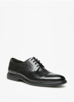 اشتري Men's Solid Lace-Up Derby Shoes في الامارات