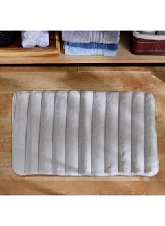 Buy Fluffy Rabbit Fur Bath Mat 80 x 50 cm in Saudi Arabia