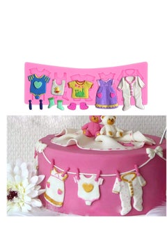 Buy Cute Baby Silicone Fondant Cake Mold, Birthday Party Kitchen Baking Mold, Styling Tools in UAE