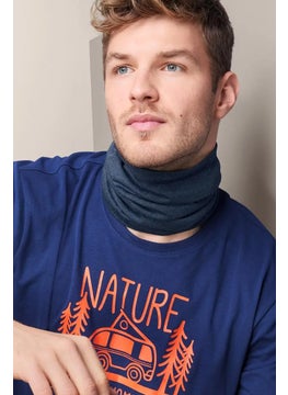 اشتري Men Multifunctional Head Scarf, Mottled Dark Blue في الامارات