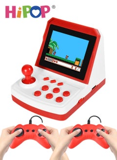 اشتري Video Game Console with Dual Gamepads,3.5-inch HD Screen Retro Arcade Games,Connected TV,Built-in Classic Free Games,Handheld Game Console for Kids في السعودية