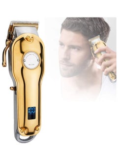 Buy Professional Men Hair Clipper Metal Body Dedicated And High Power Motor LCD Screen Large Capacity Battery in Saudi Arabia