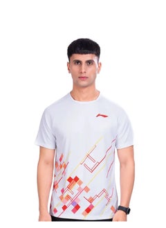 Buy PRISM ROUND NECK-T-SHIRT- (WHITE) (ATST963-2-M) in UAE