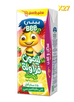 Buy Bee Lemon Cocktail 225ml -Pack of 27 in Egypt