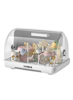 Buy Baby Bottle Storage Box with Dust-proof Cover, UV Sterilizer and Storage Box for Baby Bottles in Saudi Arabia