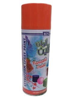 اشتري Fantastic  Styrofoam Spray Paint Orange Foam في الامارات