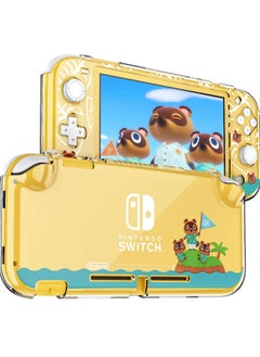 Buy Compatible with Nintendo Switch Lite Case,Rigid PC Transparent Split Shock Resistant Hard Case with Scratch Resistant Design Suitable for Animal Crossing Design in UAE