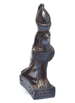 اشتري immatgar pharaonic Decorative Egyptian Horus Statue ancient Egyptian souvenirs gifts from Egypt Collectible Pharaohs (Darck - 14 CM Tall) في مصر