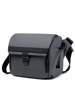 Buy Unisex Camera Bag Water Resistant Compact Camera Shoulder Bag with Tripod Holder for DSLR/SLR/Mirrorless Cameras K00576 Grey in UAE