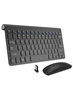 Buy Wireless Keyboard and Mouse Combo - 2.4GHz Wireless Keyboard Mouse Combo with Long Battery Life for Laptop Mac Tablet Desktop PC Computer in UAE