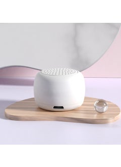 اشتري Wholesale Gift Mobile Selfie Cute Desktop Portable Waterproof Wireless Mini Sound Bluetooth Speaker White في الامارات