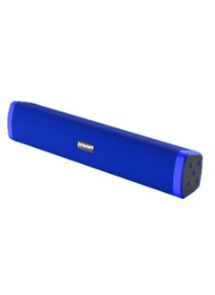 اشتري Portable Chargable Bluetooth Sound Bar Speaker RGB Heavy Bass Usb Sd Card Aux GT -411  Blue or Black في مصر