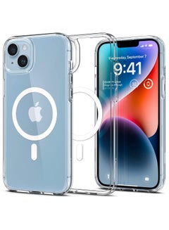 Buy Spigen Ultra Hybrid (MagFit) Case [Anti-Yellowing Technology] Compatible with MagSafe Designed for iPhone 14 Plus (2022) - White in Egypt