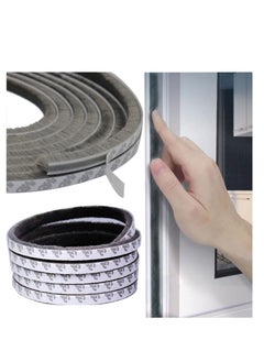 اشتري Weather Stripping Door Seal Self Adhesive Brush Strip for Windows and Doors Felt Window Insulation Sealing Weatherstrip 10M في الامارات