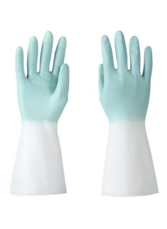 Buy Pair Of Reusable Water-Proof Gloves For Kitchen And Cleaning Households Made With High Quality Rubber in UAE