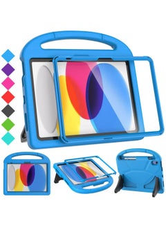 Buy Kids Case for Apple iPad 10th Gen 10.9 inch Cover with Screen Protector Handle Stand in Saudi Arabia