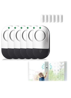 اشتري Door Window Alarms 120DB Pool Door Alarms for Home Security Kids Safety Window Alarms for Home Door Chime for Store Home (6 Packs) في السعودية