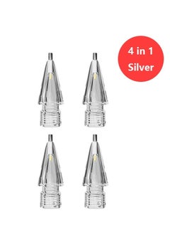 اشتري 4-Piece Replacement Tips Set Suitable For Apple Pencil 1st And 2nd Generation في السعودية