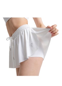 Buy Womens Flowy Shorts with Pockets (L Size) in UAE