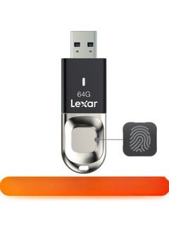 Buy F35 USB Flash Drive, 128GB Lexar Metal Fingerprint Encrypted USB Flash Drive, Ultra-fast Recognition Durable Material U Drive, (128GB) in Saudi Arabia
