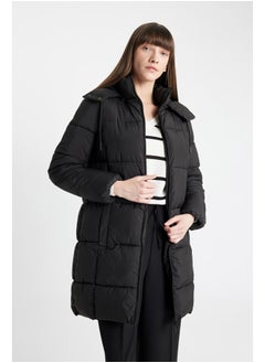 اشتري Woman Regular Fit Hooded Coat في مصر