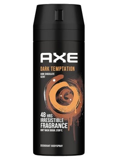 Buy AXE Men Deodorant Body Spray, for long lasting odour protection, Dark Temptation, 48 hours irresistible fragrance, 120 ml in Saudi Arabia