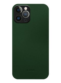 اشتري Air Skin Case Ultra Slim Back Cover Skin for iphone 13 Pro Frosted Anti Slip Full Coverage Green في الامارات