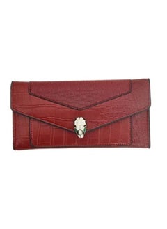 Buy Flap Over Closure Solid Design Wallet in UAE