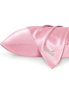 Buy Light Blush Pink Satin Pillowcase For Hair And Skin in Egypt