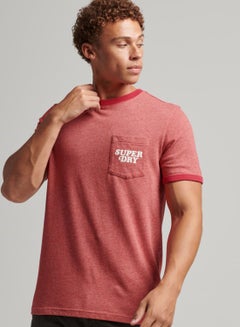 Buy Logo Pocket Crew Neck T-Shirt in UAE