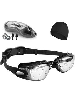 Buy Swimming Goggles Anti-fog and Anti-ultraviolet Swimming Goggles Electroplated Swimming Glasses in Saudi Arabia