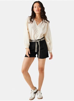 Buy Pleat shorts belt in Egypt