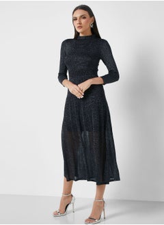 اشتري Knitted Mesh Dress في الامارات