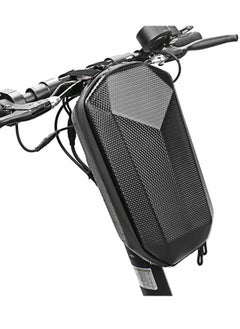 اشتري Scooter Storage Bag, Waterproof Hard Shell Scooter Handlebar Bag Storage Bag for Electric Scooter, Self Balancing Scooter and Folding Bike (Black) في الامارات