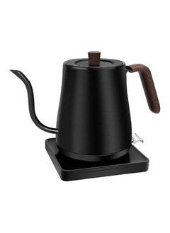 اشتري Electric Gooseneck Kettle-304 Stainless Steel Coffee and Tea Pot,with Temperature Control and Automatic power-off,Quick Heating (BLack) في السعودية