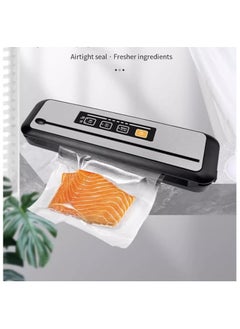 اشتري Vacuum Packer Sealing Machine With Sstarter Automatic Vacuum Sstainless Steel Sealing Mmachine For Food Preservation Method Dry and Wet Sealing Mode Built-in Tools في الامارات