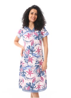 Buy Nightgown Purple For Women, cotton, soft and comfy in Egypt