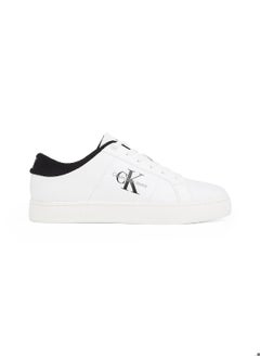 Buy Men's  Leather Trainers , White - Leather in UAE