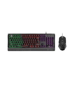 Buy Orion Backlit Ergonomic Wired Gaming Keyboard & Mouse in UAE