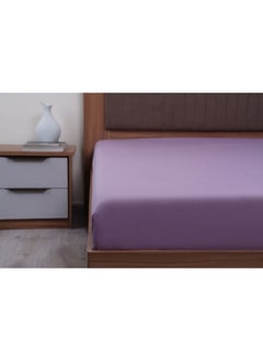 اشتري Solicity Fitted Sheet  Elderberry 120x200+33 cm في الامارات