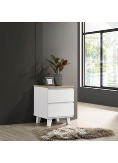 اشتري Kulltorp Plus 2-Drawer Nightstand With Legs 40 x 51.4 x 40.5 cm في السعودية