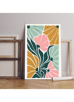 Buy Home Gallery abstract floral poster Printed canvas wall art in Egypt