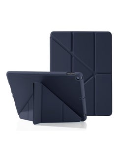 اشتري Ecosystem Case for iPad 10.2 Inches 9th (2021)& 8th (2020)& 7th (2019) Generation, 5-in-1 Multiple Viewing Angles, Smooth Silicone Cover & Soft TPU Back, Auto Wake/Sleep, iPad 10.2/10.5 (Dark Blue) في مصر