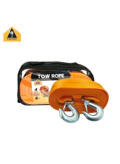 Buy Heavy Duty Towing Rope With Two Hooks, Car Breakdown Towing Rope, Car Tow Rope, 6 Ton 4 Meter SAFARI in Saudi Arabia