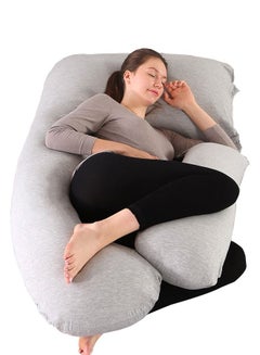 Buy U-Shape Full Body Pillow 2 in 1 Maternity Support for Pregnant Women in UAE
