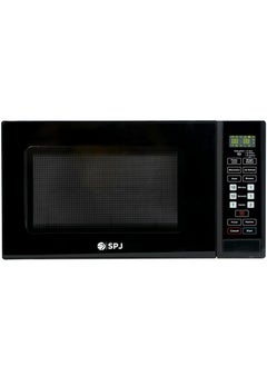 Buy SPJ Microwave Oven 34L, 1000W With 6 Power Levels, Digital Microwave, 99 Minutes Timer, Grill 1300W, Easy to Use, Colour - BLACK, MWBLU-34L006 in UAE