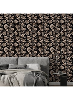 Buy Vintage Floral Seamless Pattern With Trailing Fabric Wallpaper Covers An Area ​​Up To 4.2Mx3M With Adhesive And Smoothing Tool in Egypt