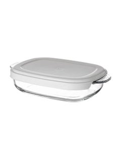 Buy 1.3 liter oven tray with white plastic cover in Saudi Arabia