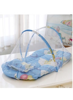 Buy Ultra Thin Summer Folding Portable Yurt Sleep Mosquito Net For Baby Newborn Infant Travel large Tent Crib Cot w/Pillow Mat Anti Mosquitoes Bedroom Outdoor Free Installation Instant Pop Up Bed in Saudi Arabia